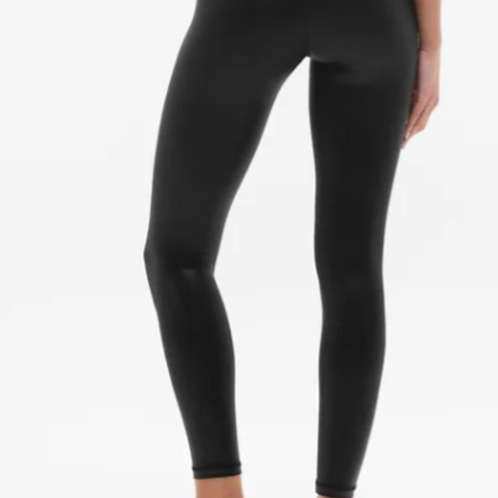 Athleta Elation Shine Legging  Tight 7/8, Black, Small